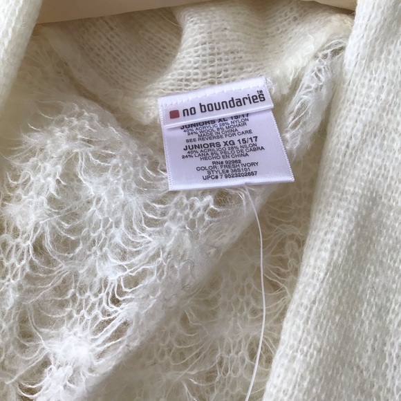 Crochet knit, open front vest, bolero, camisole - Picture 11 of 11